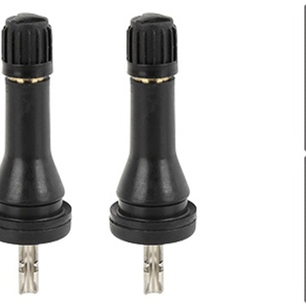 2pcs Tire Pressure Sensor Rubber Valve Stem TPMS Valve Stem Black for Nissan