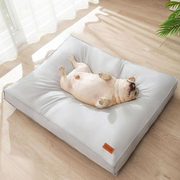 Thick Waterproof Memory Fabric Dog Bed Pure Premium Shredded Memory Cloud PP Cotton Ideal for Pets Cats Dogs with Waterproof Removable Washable Cover