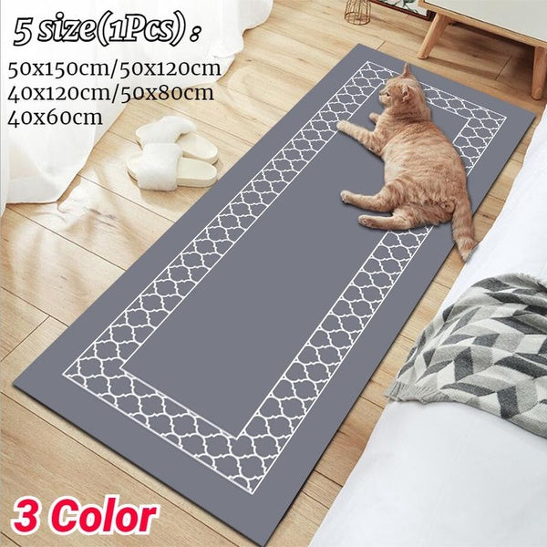 Modern Non Slip Mat Living Room Classic Decorative Carpet Indoor Door Mat Waterproof and Non Slip Kitchen Mat Bath Mat Home Office Mat 5 Sizes (40x60