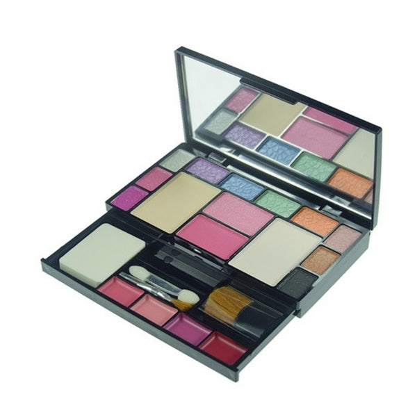 Makeup Kits for Teens - Flower Make Up Pallete Gift Set for Teen Girls and Women Blush Brush, Eye Pencil, Lip Pencil, Lip creams, Eye shadows, Blush