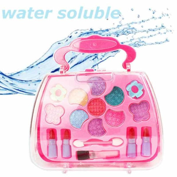 Kids Little Girls Fashion Makeup Set Cosmetic Kit Eyeshadow Lip Gloss Blushes