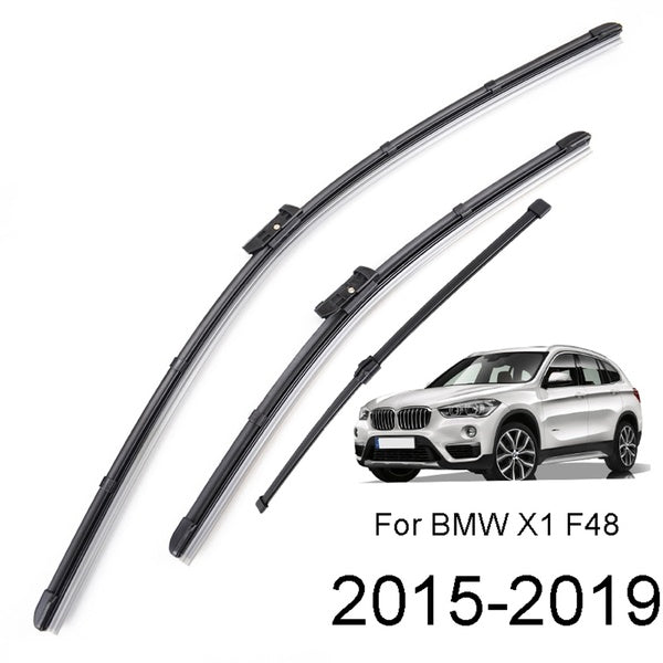 3Pcs-set Front Rear Windscreen Wiper Blades Set Kit For BMW X1 F48 2020 2019 2018 2017 2016 2015 26"16"14"