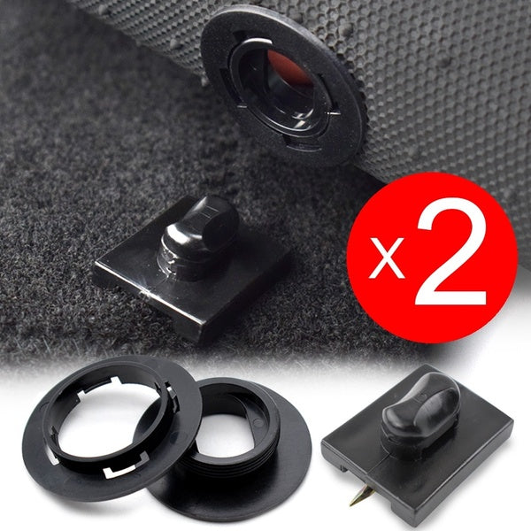 2pcs Universal Grips Clamps Holders Car Floor Mat Clips Carpet Fixing Retainer