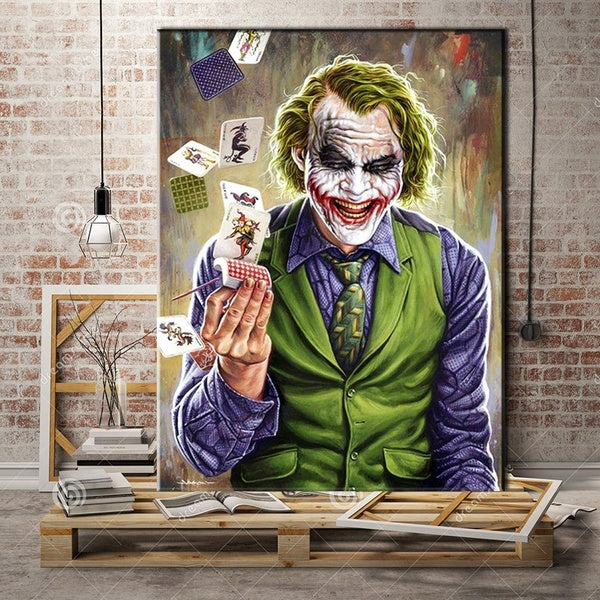 joker Buck Movie poster Art wall painting living room living room wall decoration canvas print - frameless -