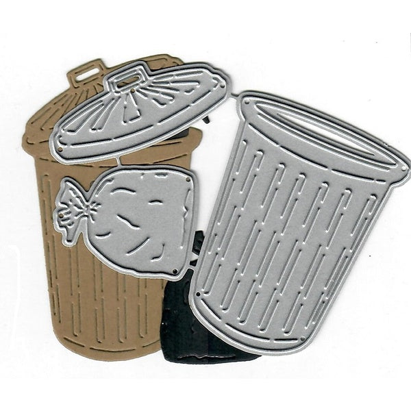 New Garbage Can Metal Cutting Dies for DIY Scrapbook Cutting Die Paper Cards Embossed Decorative Craft Die Cut New