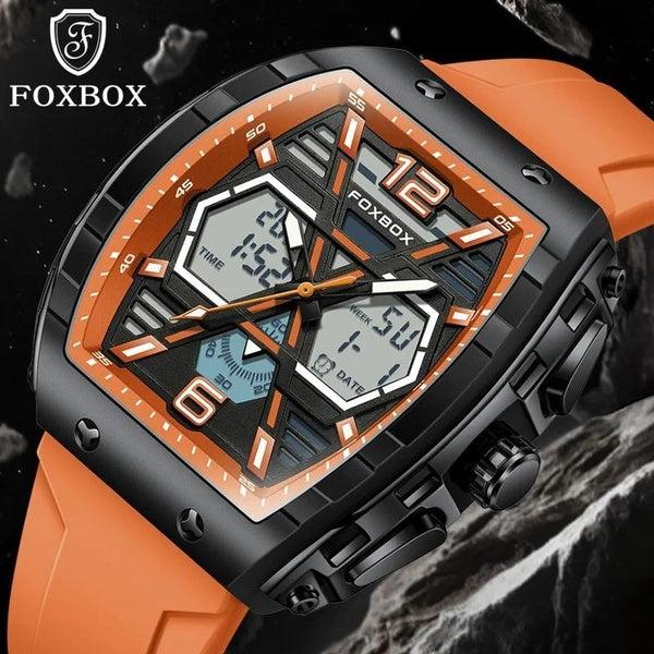 LIGE Montres Militaires De Luxe Pour Hommes Mode Coloré Sport Chronographe Alarme Montre-Bracelet À Quartz Étanche Grande Horloge Numérique Montre Ho