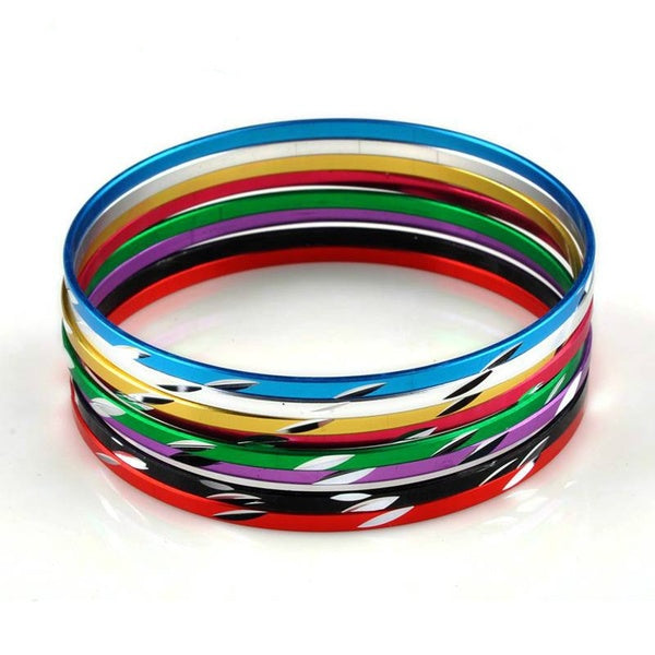 50pcs Wholesale Jewellery Lots Set Indian Dance Bangle Aluminum Bracelets & Bangle Cuff Bulks Women Charm Gift Drop