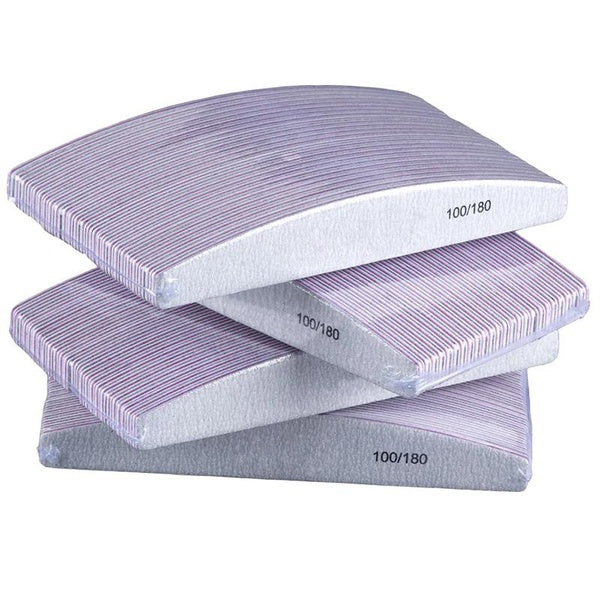 Nail File Buffer Double Side Of The Nail File Buffer 100-180 Trimmer Lime Buffer In The Nail Art Ongle Nail Art Tool