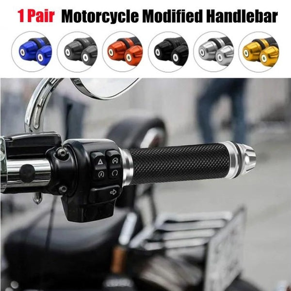 1 paire universelle 22 MM-24 MM CNC poignée de guidon de moto guidon poignées de guidon de moto Dirt Bike motos accessoires pièces