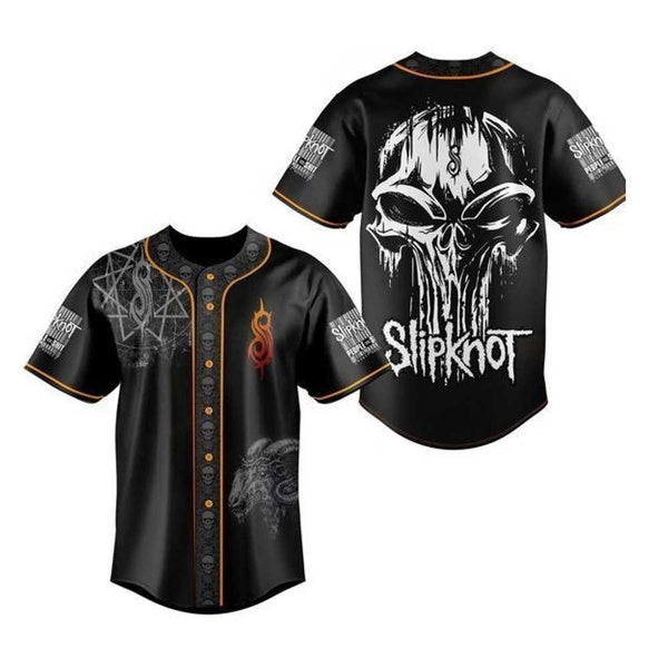 Slipknot Rock Band 3D Baseball Jersey Shirt