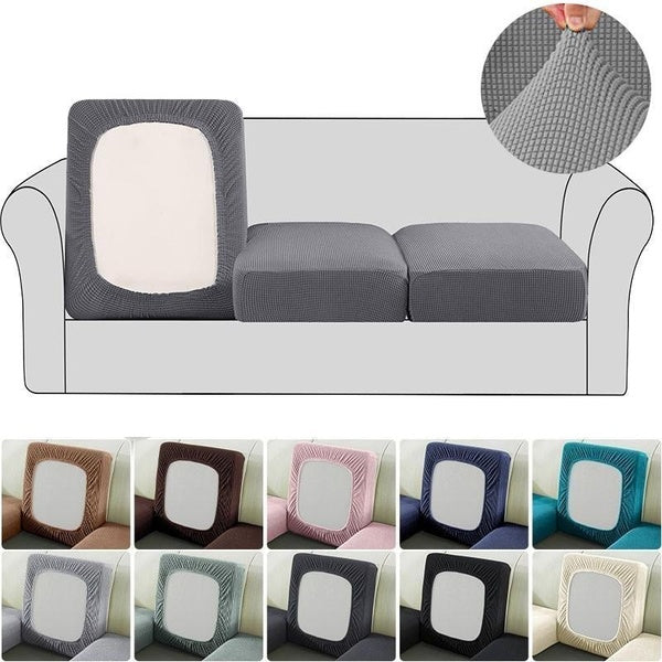 Stretch Sofa Cover Thick Textiles Home Decoration Solid Color Sofa Seat Cushion Cover Furniture Protector Couch Cover Replacement Slipcover for Livin