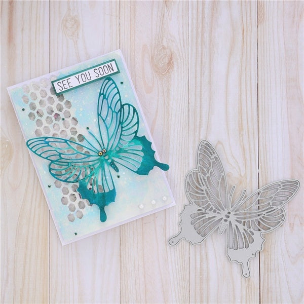 Big Butterfly Metal Cutting Dies Cut Die Mold Decoration Scrapbook Paper Craft Embossing Folder Photo Album Decorative Craft