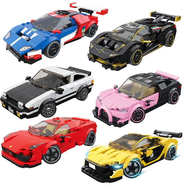 New City Super Racers Model Building Block Toys Racing Car Model Bricks Blocks DIY Bricks Blocks Kids Toys Set Toys For Chlidren Gift
