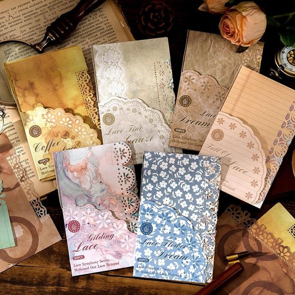 20 pièces-paquet dentelle décoration papier Journal Scrapbooking album de bricolage matériel papeterie