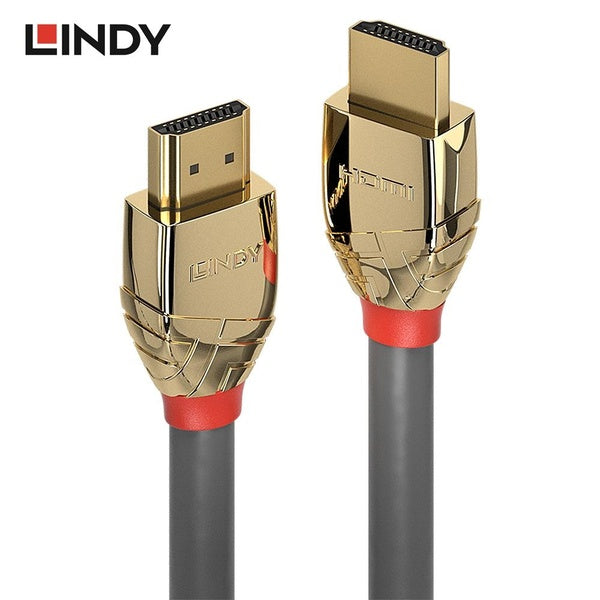 LINDY Gold Line câble HDMI2.0 haute vitesse câble en cuivre OFC 18Gbps véritable 4K 60Hz 2K 144Hz câbles HDMI pour moniteur TV PS4-3 Xbox One