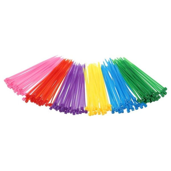 480pcs 1-8 x 4 Inch Cable Zip Ties Long Nylon Cable Ties Kit Self-Locking Tie Wraps for Wire Management
