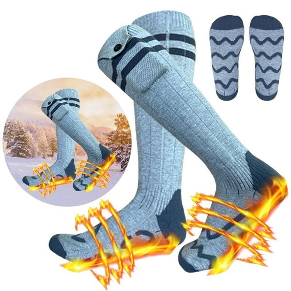 Electric Heating Socks Winter Heated Socks Thermal Socks Rechargeable Foot Warmer Electric Socks Warm Socks Skiing Trekking Sock