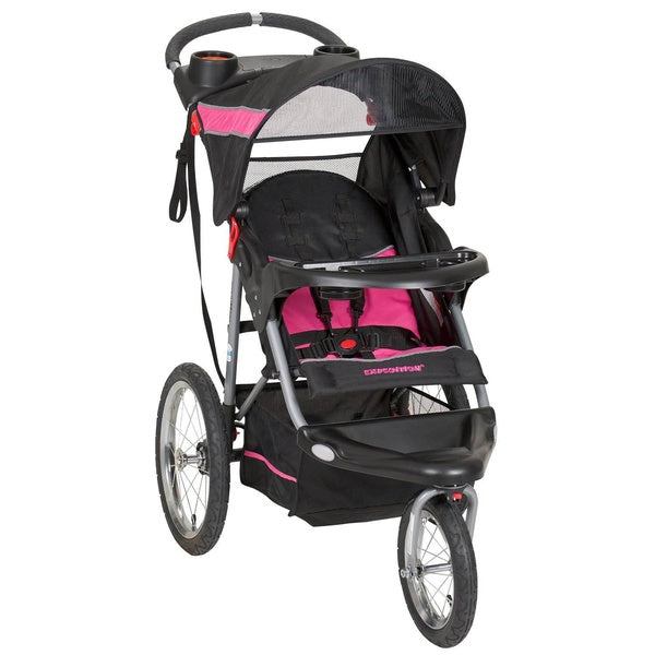 Baby Trend Expedition Jogger Folding Jogging Stroller, Bubble Gum JG94044