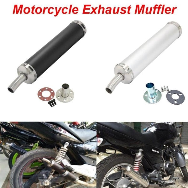Universal Motorcycle Bike Racing Exhaust Pipe Muffler Silencer 2 Stroke