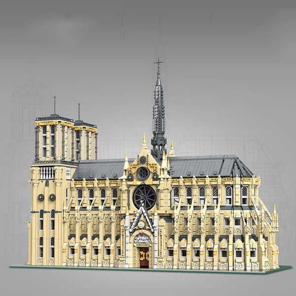 New 8225pcs Cathedral of Notre Dame Model Building Block Brick Educational Assembly Toy Children Boy Gift