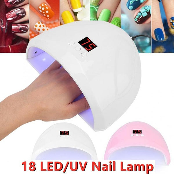 UV LED Nail Dryer Mini Gel Nail Curing lamp Portable Curing Light for Gel Nail Polish 88W