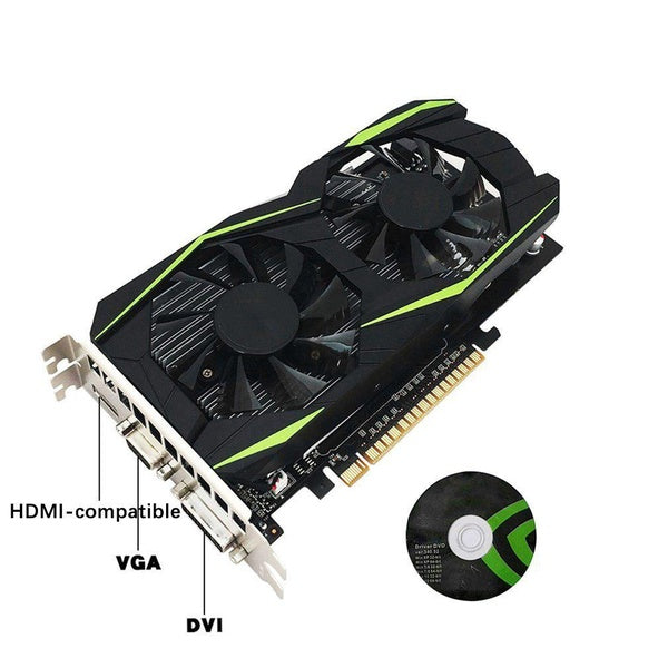 Carte graphique stable et robuste GTX1050Ti ordinateur de bureau indépendant carte graphique de jeu HD 4G GDDR5