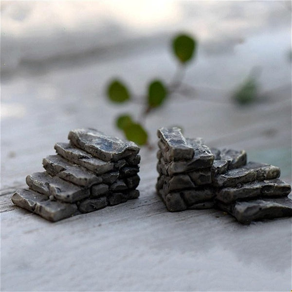 Simulation Stone Step Model Garden Step Viewing Fish Tank Landscape Western Mirror Material