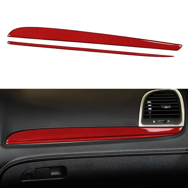 For 2011 2012 2013 2014 2015 2016 2017 2018 2019 2020 2021 2022 2023 Chrysler 300 Accessories Copilot Decor Strips Dashboard Protective Cover Decals
