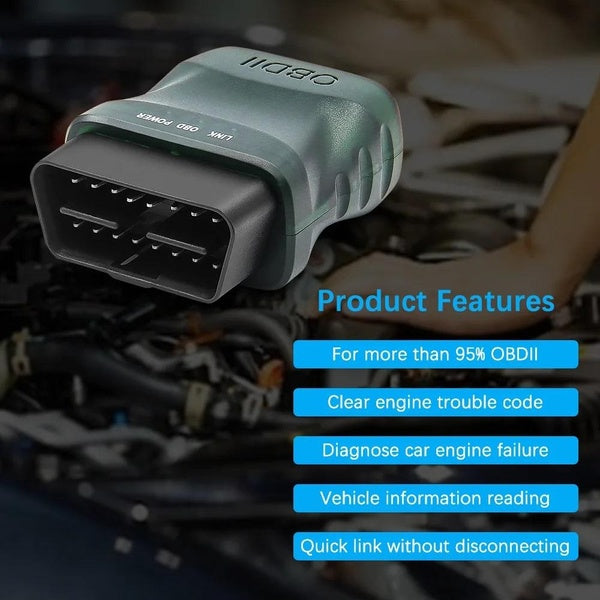 Nouveau Scanner Bluetooth 4.0 ELM327 OBD2 pour IOS Android, lecteur de Code 2 en 1, outil de Diagnostic d'erreur claire, voyant de contrôle du moteur
