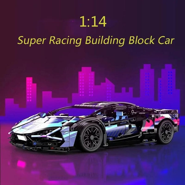New 1314pcs Super Raicng Sport Car Model Building Block Brick Educational Assembly Toy Children Boy Gift