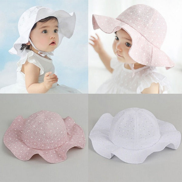 Toddler Infant Baby Girl Hat Outdoor Bucket Hat Sunhat Summer Sun Beach Bonnet Beanie Cap