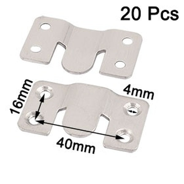 Stainless Steel Sofa Couch Sectional Furniture Connector 20pcs