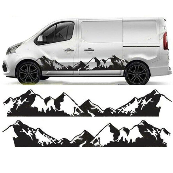 Motorhome Camper van Mountain graphics stickers for VW Crafter Mercedes Sprinter