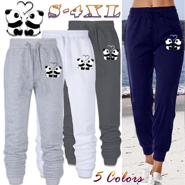 New Cute Animals Printed Sweatpants for Women Autumn Winter High Waist Long Pants Jogger Trousers Casual Sports Fitness Jogging Pants Athletic Pants