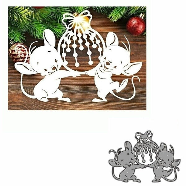 Animal Mouse Metal Cutting Dies Stencils for Scrapbooking-photo Album Decorative Embossing Paper Cards