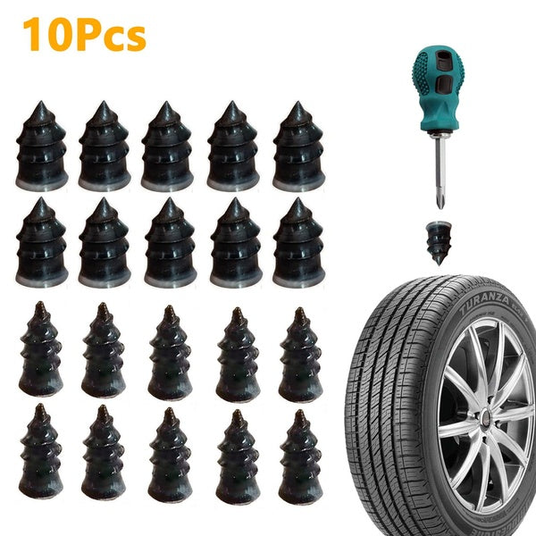 10x moto vide pneu réparation clou voiture camions Scooter vélo universel Tubeless caoutchouc clous pneu crevaison réparation accessoires