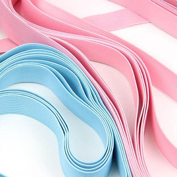 1Inch Elastic Bands Knit Elasticity 2M For Clothing Sewing Accessories Belt Table Skirts Wedding Baby Shower DIY Decoration Supplies