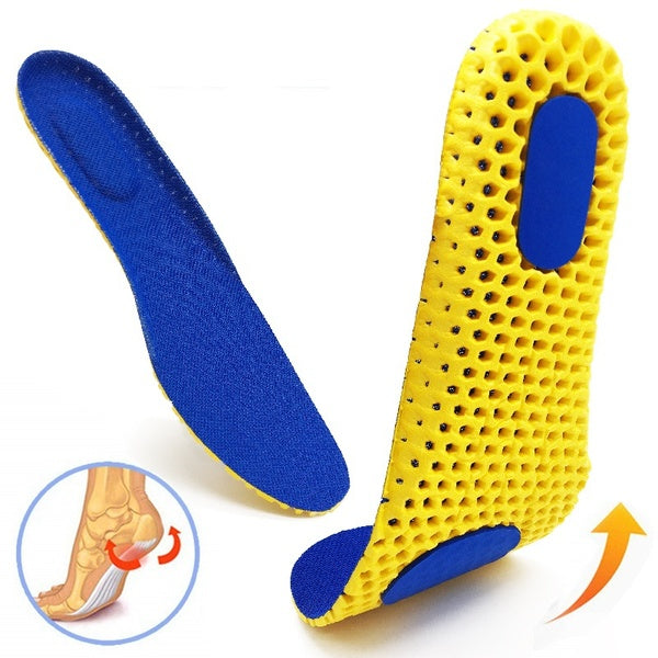 Running Insoles Memory Foam Insoles For Shoes Sole Mesh Deodorant Breathable Cushion Running Insoles For Feet Man Women Orthotic Insoles