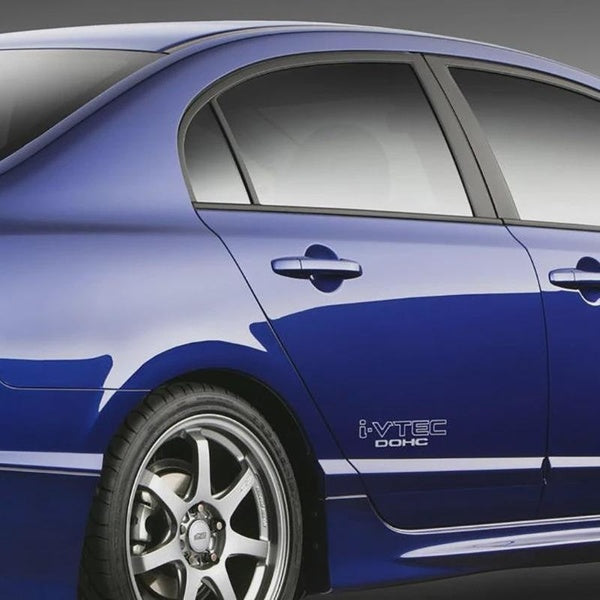 I-VTEC DOHC Emblem Logo Vinyl Decals,Car Side Door Decor Vinyl Waterproof Racing Stickers For Honda CIVIC