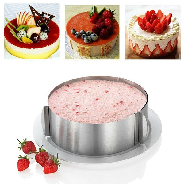 Home Round Mousse Cake Mold Stainless Steel Ring Pastry Mold Baking Cake Tool Kitchen Tools