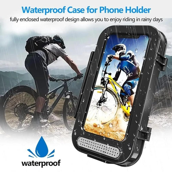 New Phone StandWaterproof Bicycle Motorcycle Phone Holder Universal Bike Handlebar Cell Phone Support Cycling Accessories