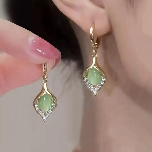Boucles d'oreilles géométriques pour femmes, 1 paire, nouvelle mode 2023, boucles d'oreilles pendantes de tempérament, cadeau pour fille