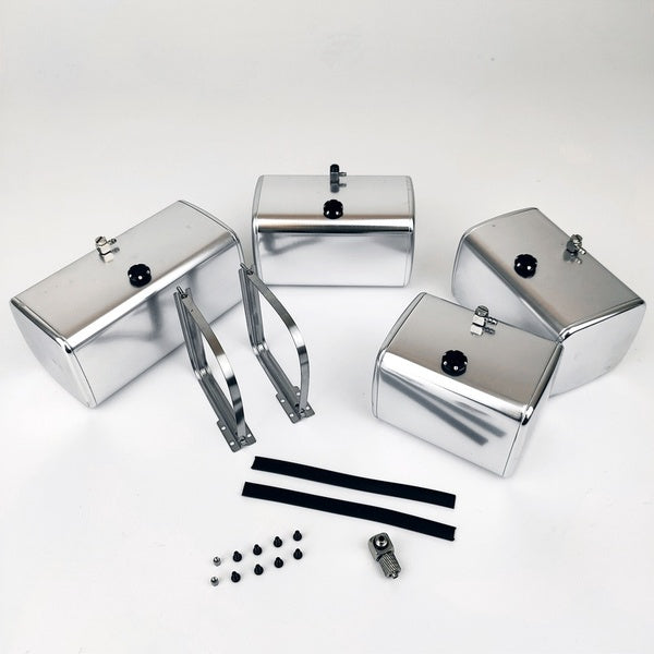 Aluminum Alloy Sealed Hydraulic Oil Tank for 1-14 Tamiya Lesu Rc Tipper Truck