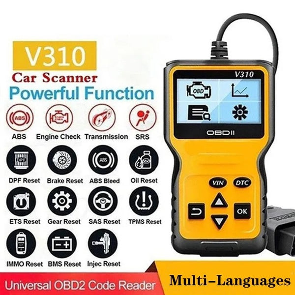 V310 Scanner universel de lecteur de code de défaut de moteur de voiture outil de diagnostic de voiture pour toutes les voitures de protocole OBD II
