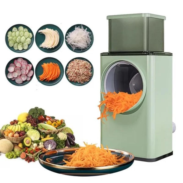 Multi-function Hand-operated Vegetable Cutter Artifact Household Multi-functional Drum Wire Wiper Slicer Slicer Masher Quick Cut Vegetables