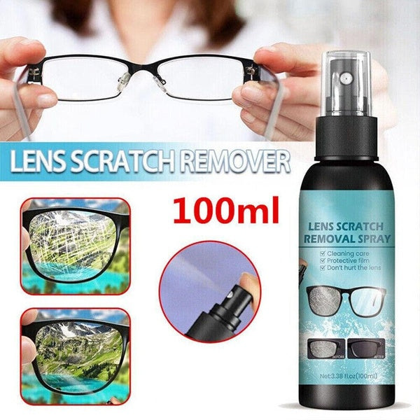 Lens Scratch Removal Spray Eyeglass Windshield Glass Repair Liquid Sprays Lens Refurbishment Curing Agent 1-2pcs
