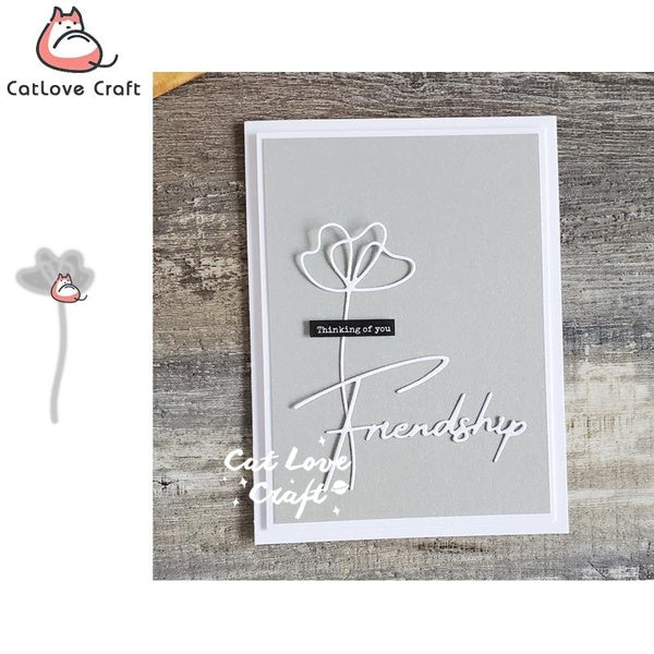 Catlove - matrices de découpe en métal, fleur, moule de Scrapbooking, couteau, pochoir, découpe de cartes, fabrication de cartes, bricolage, gaufrage