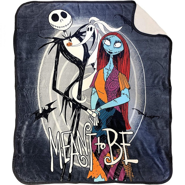 Nightmare Before Christmas Moonlight Madness 50" x 60" Sherpa Throw