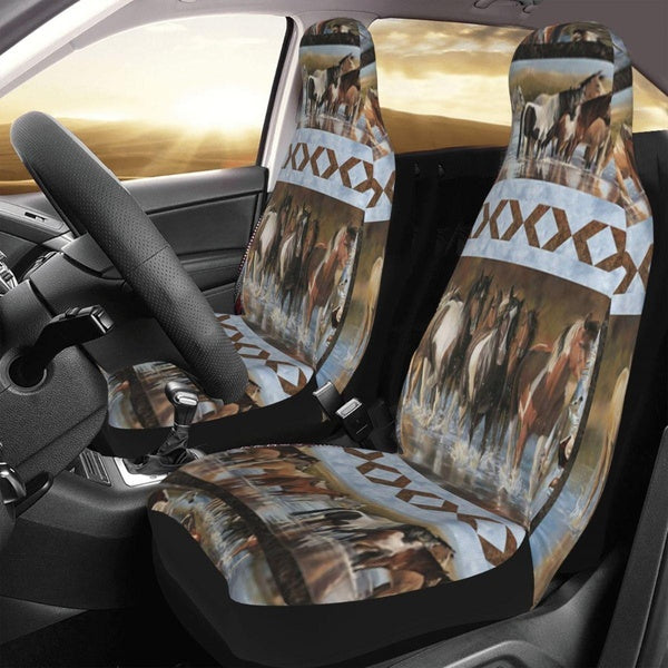 Family Horse Car Seat Covers