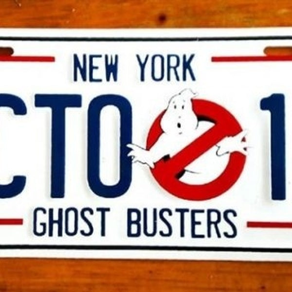 Ecto 1A Metal Sign Garage Wall Art Wall Art Home Decor 15cm*30cm